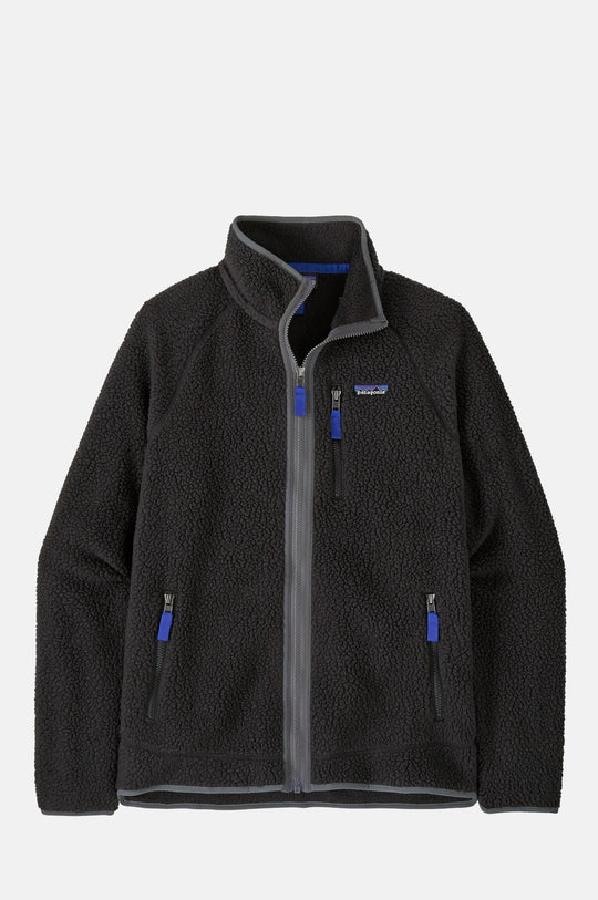 Retro Pile Jacket Black w/Forge Grey