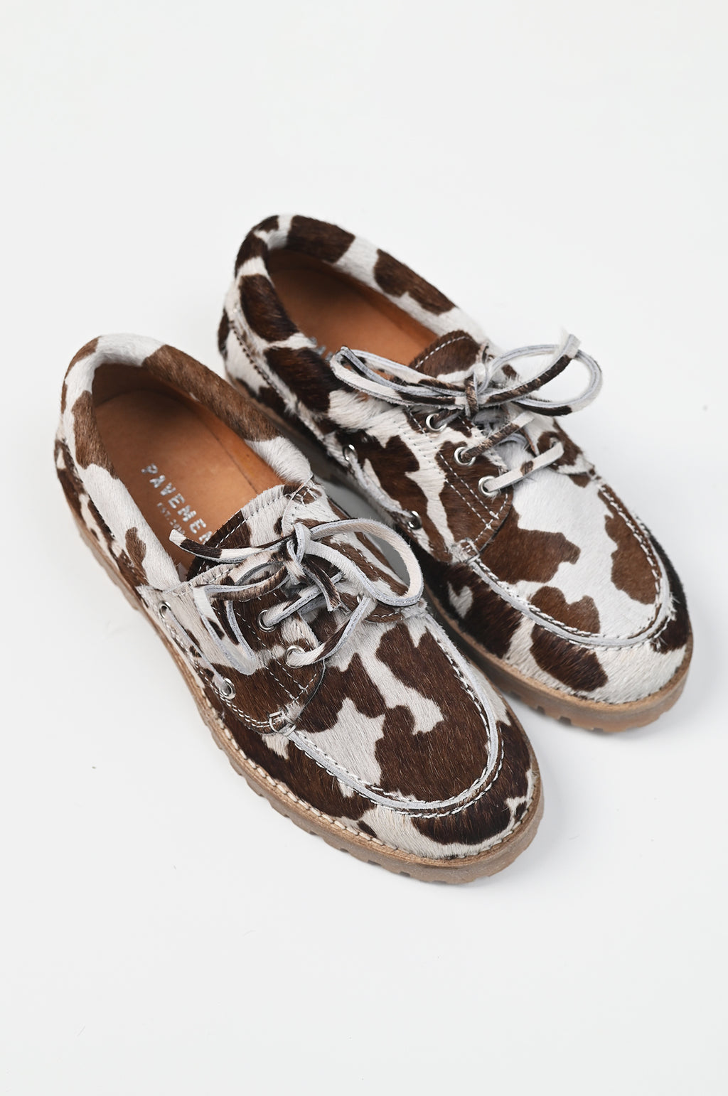 Alvina Pony Loafer Brown Combo