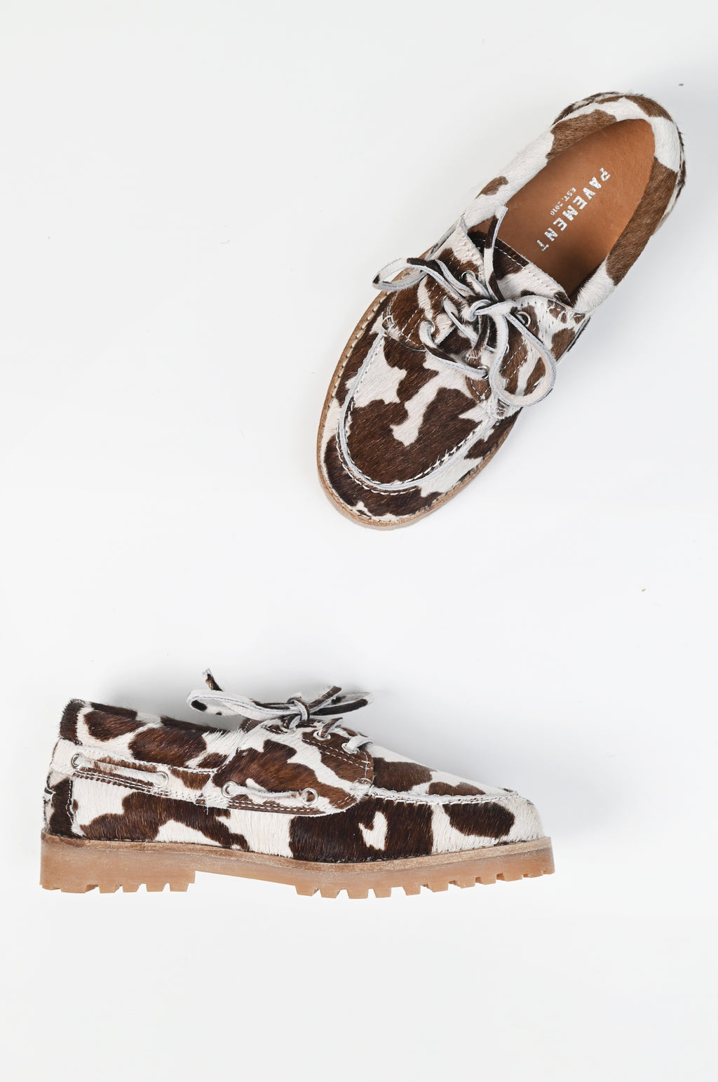 Alvina Pony Loafer Brown Combo