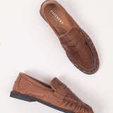 Elmira Croco Loafer Tan