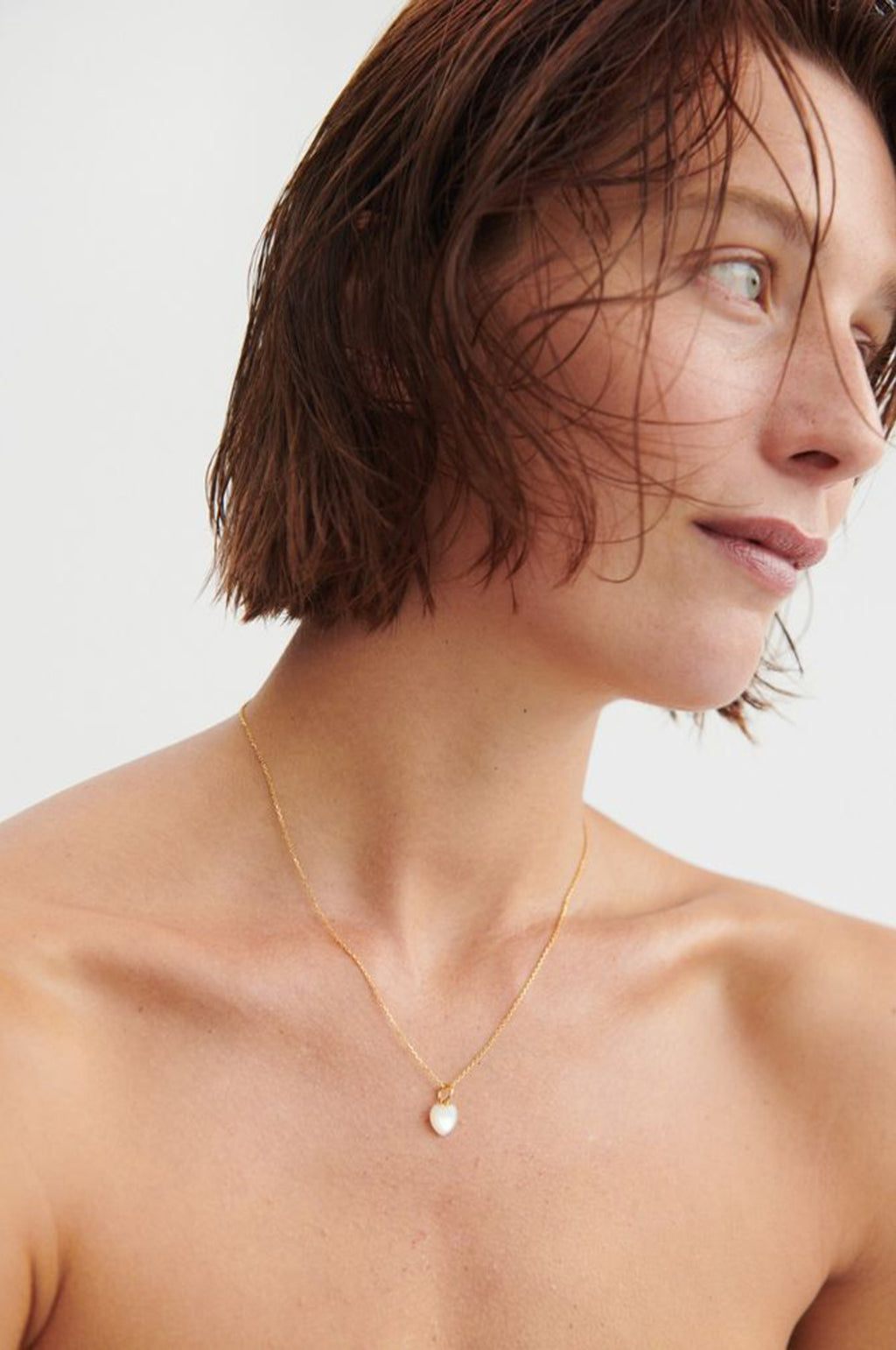 Ocean Heart Gold Pendant