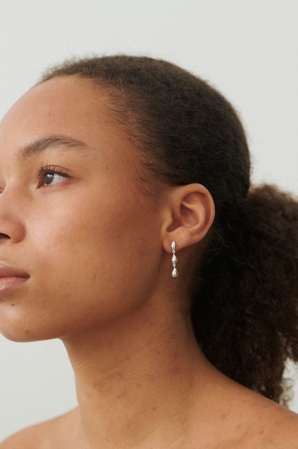 Rain Silver Earrings