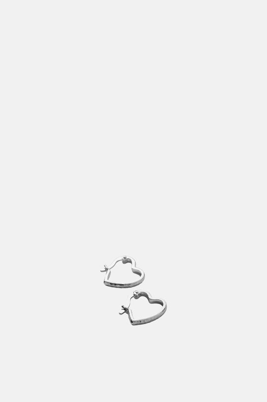 Small Affection Silver Hoop Earrings