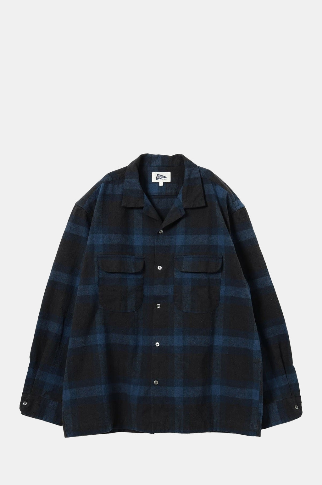 Pilgrim Surf Supply Vincent Longsleeve Shirt in Navy – The Hambledon