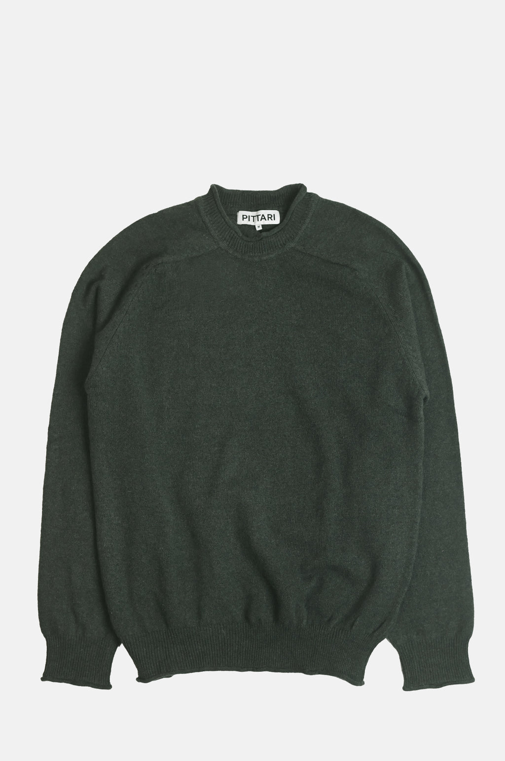 Pittari Usk Merino Crew Seaweed.