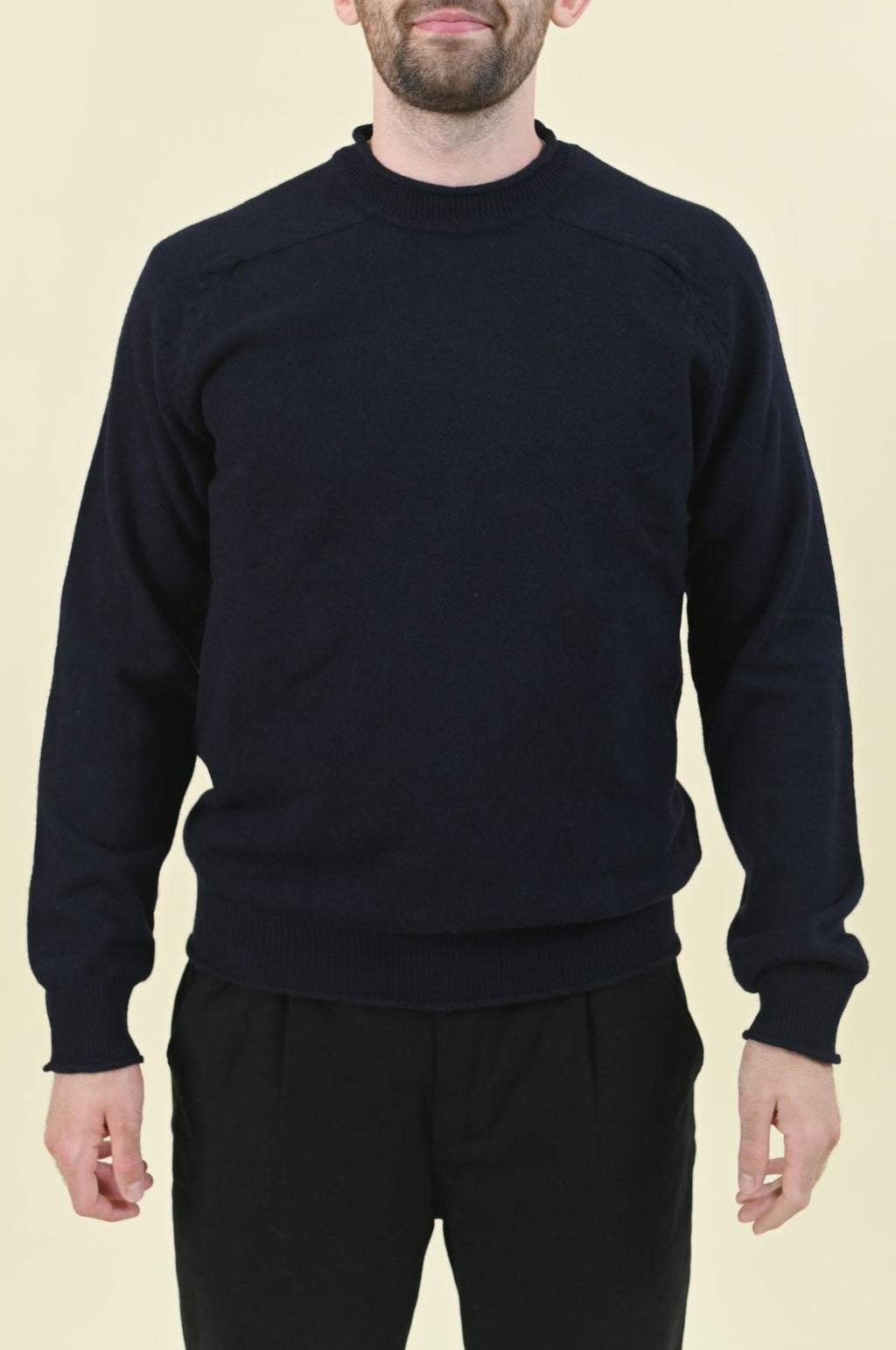 Usk Merino Crew Navy