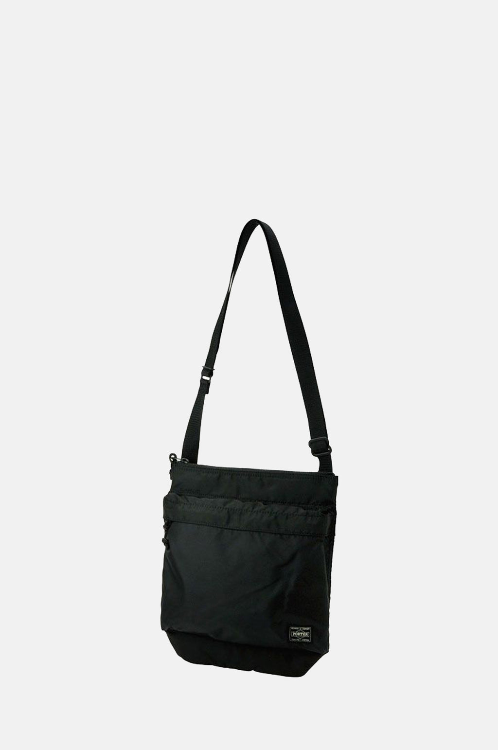 Porter Yoshida Force Shoulder Bag Small in Black The Hambledon