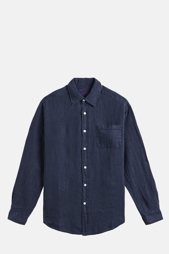 Linen Shirt Navy