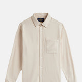 Portuguese Flannel Teca Shirt 2.0 Ecru.