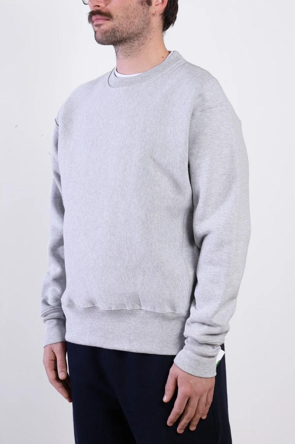 Super Weight Crewneck Heather Grey