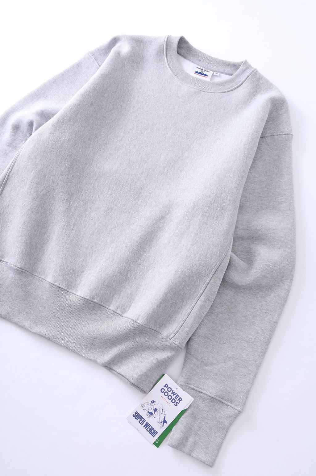 Super Weight Crewneck Heather Grey