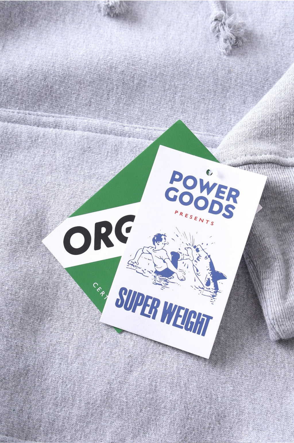 Super Weight Hoodie Heather Grey