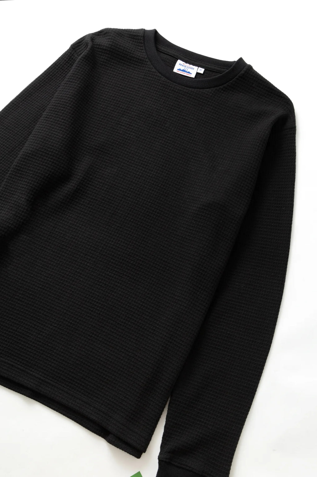 Thermal Waffle LS Tee Black
