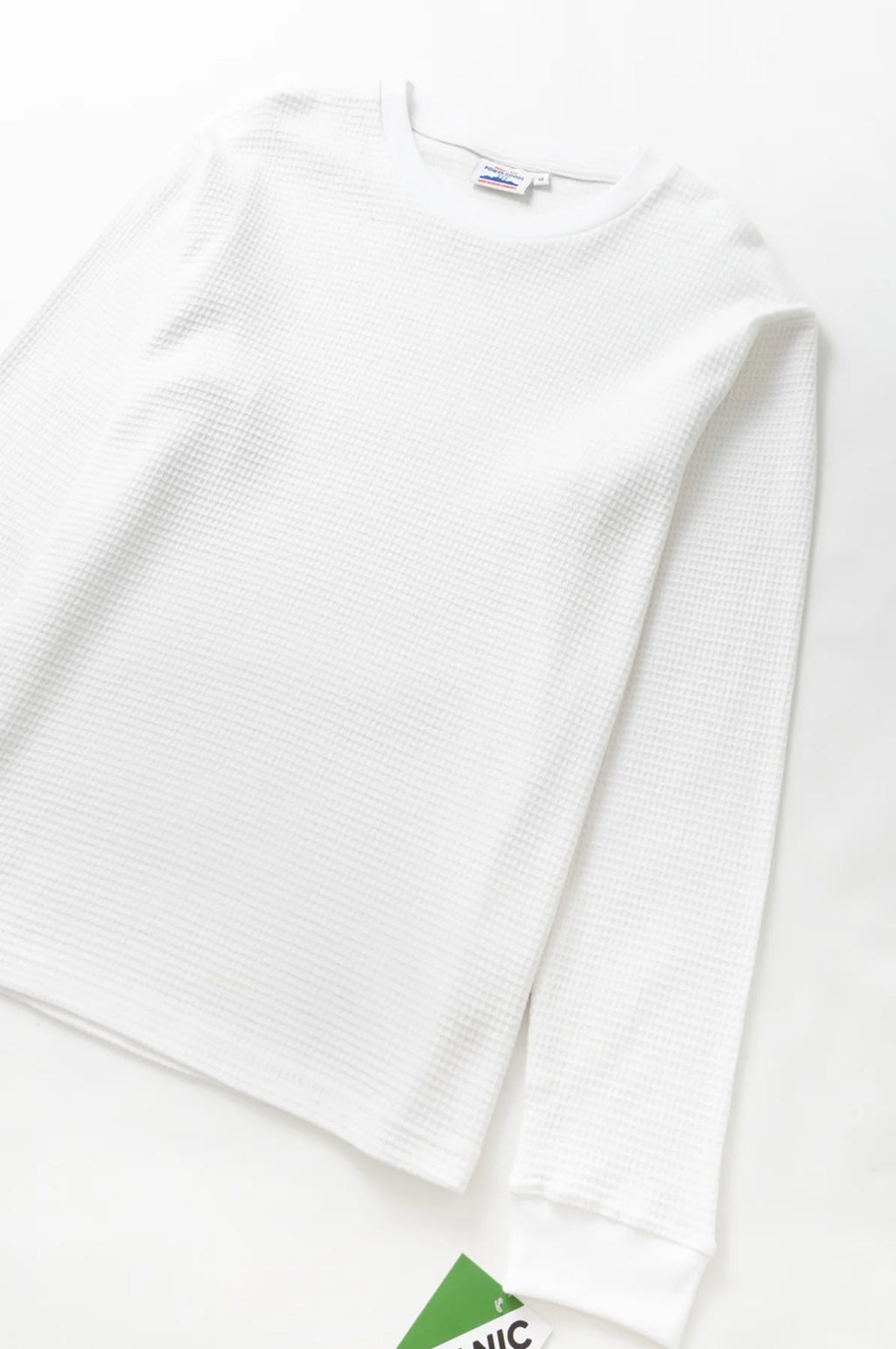 Thermal Waffle LS Tee White