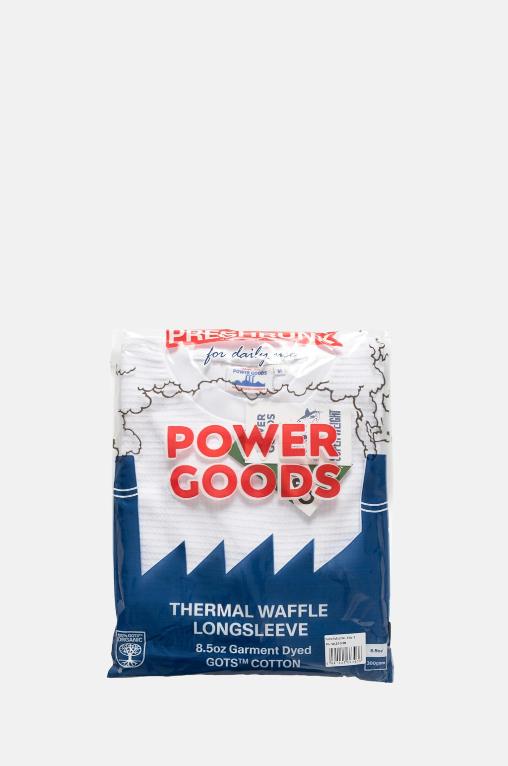 Thermal Waffle LS Tee White