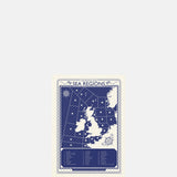 Pressed and Folded Sea Regions Greetings Card.