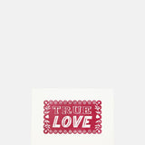 Pressed and Folded True Love Greeting Card.
