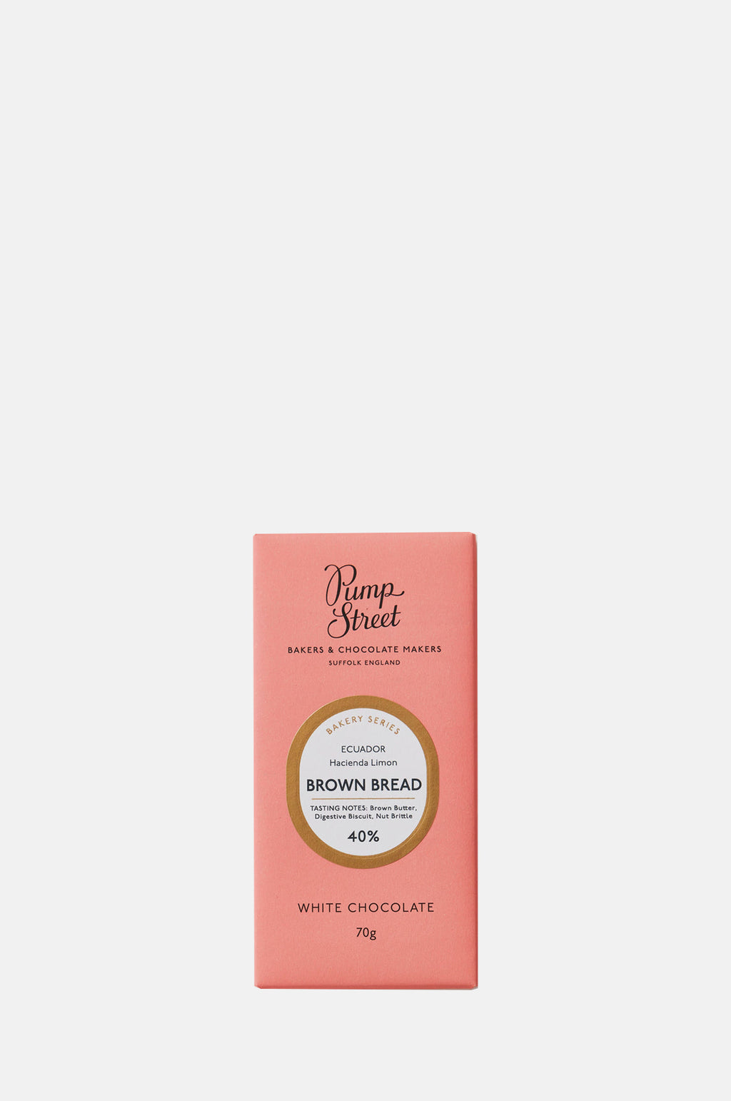 Pump Street Chocolate Brown Bread 40% Bar.