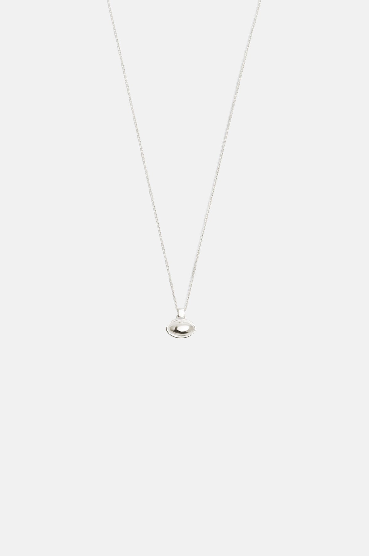 Ragbag Contour Silver Necklace.