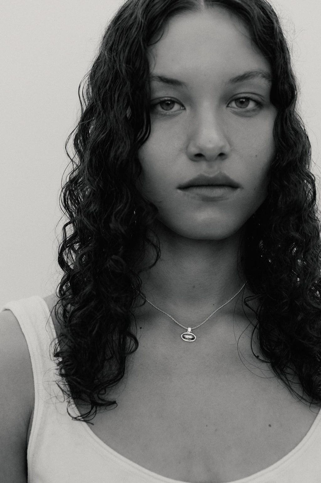 Contour Silver Necklace