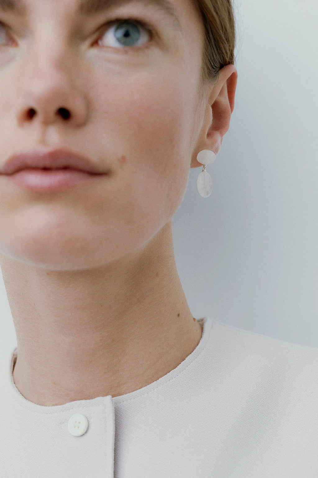 Datura Silver Earrings