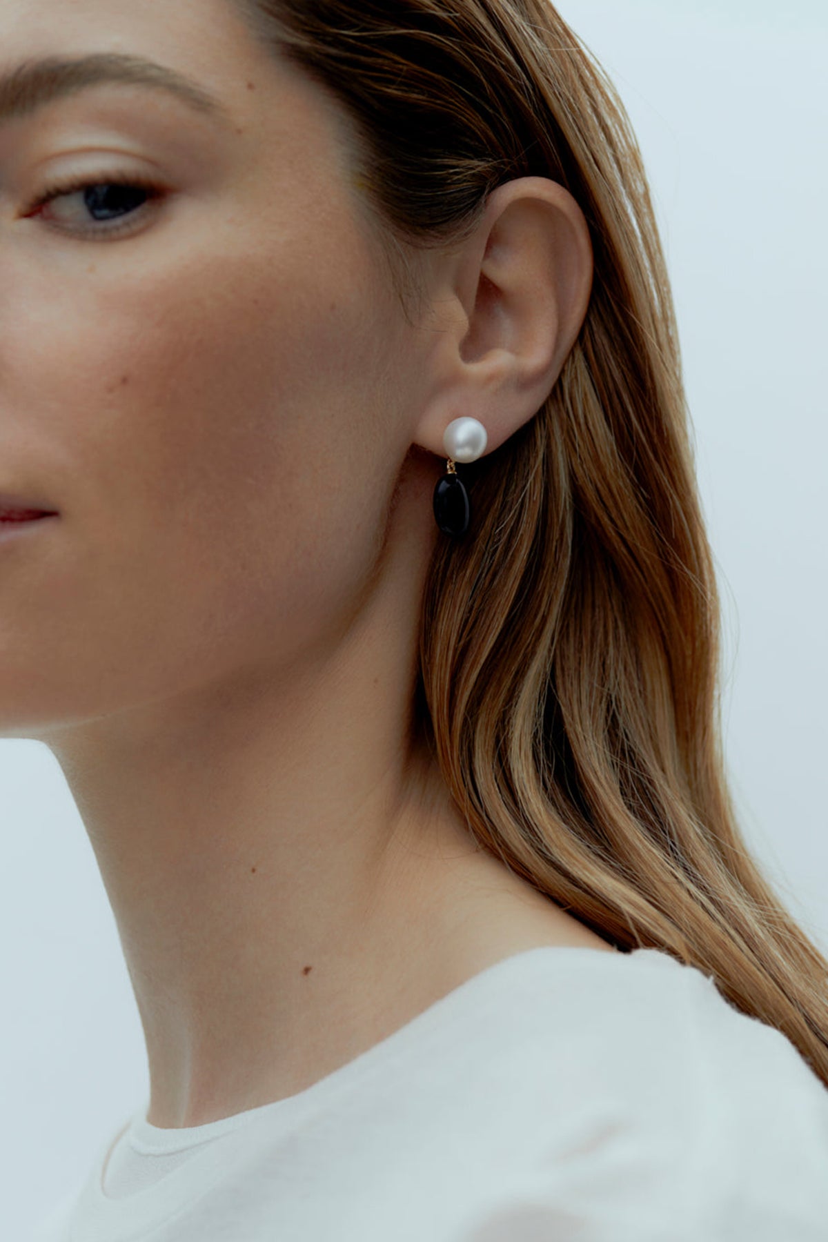 Dualism Gold Earrings