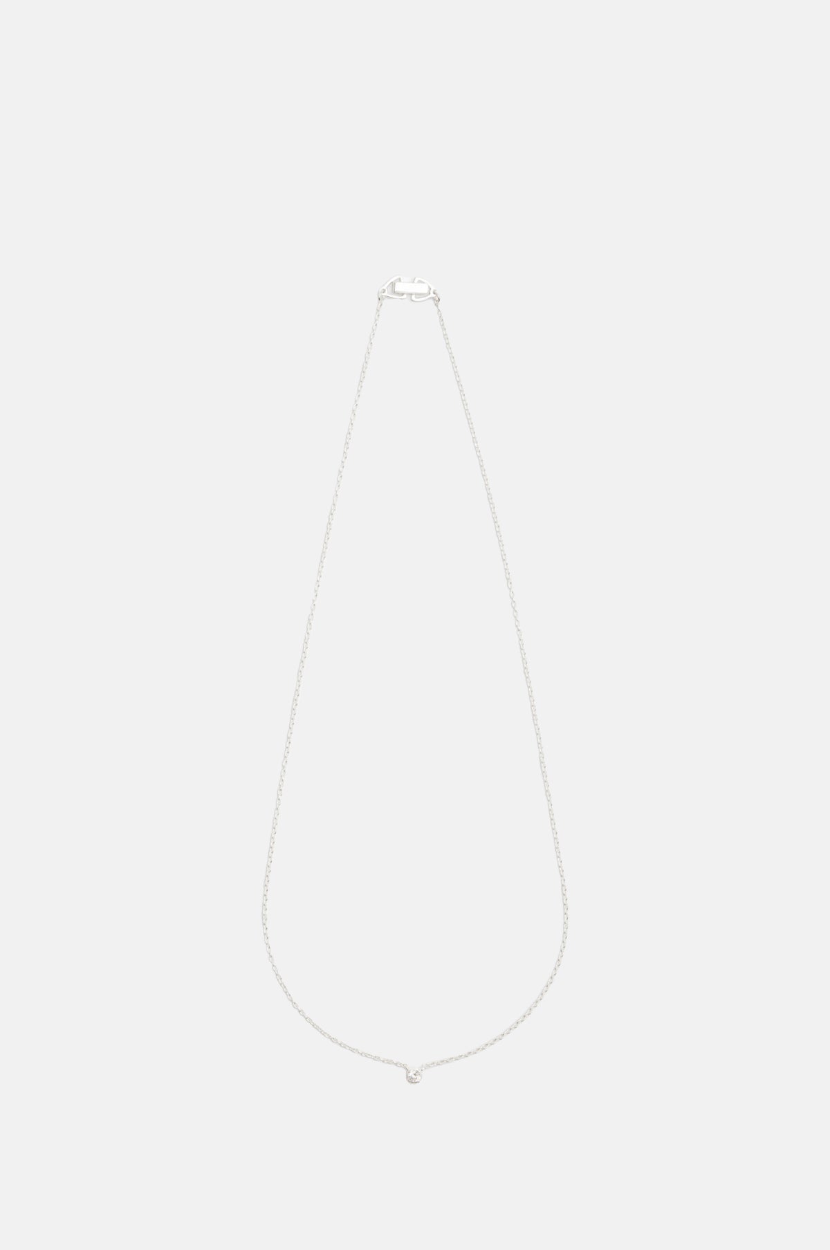 Ragbag Oda Floating Silver Necklace.