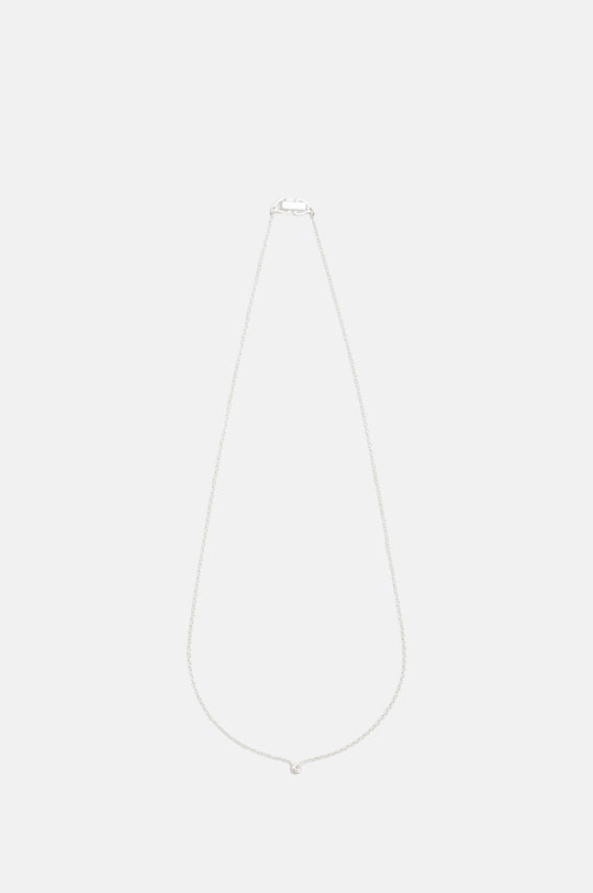 Oda Floating Silver Necklace