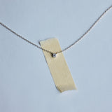 Oda Floating Silver Necklace