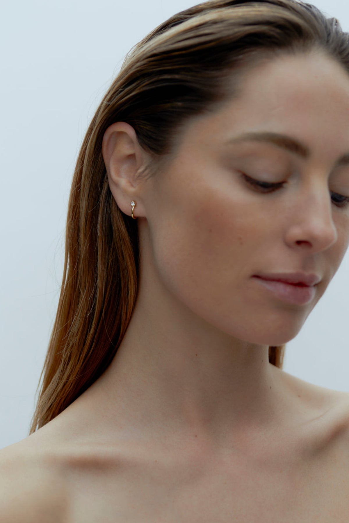 Odette Hoop Gold Earrings