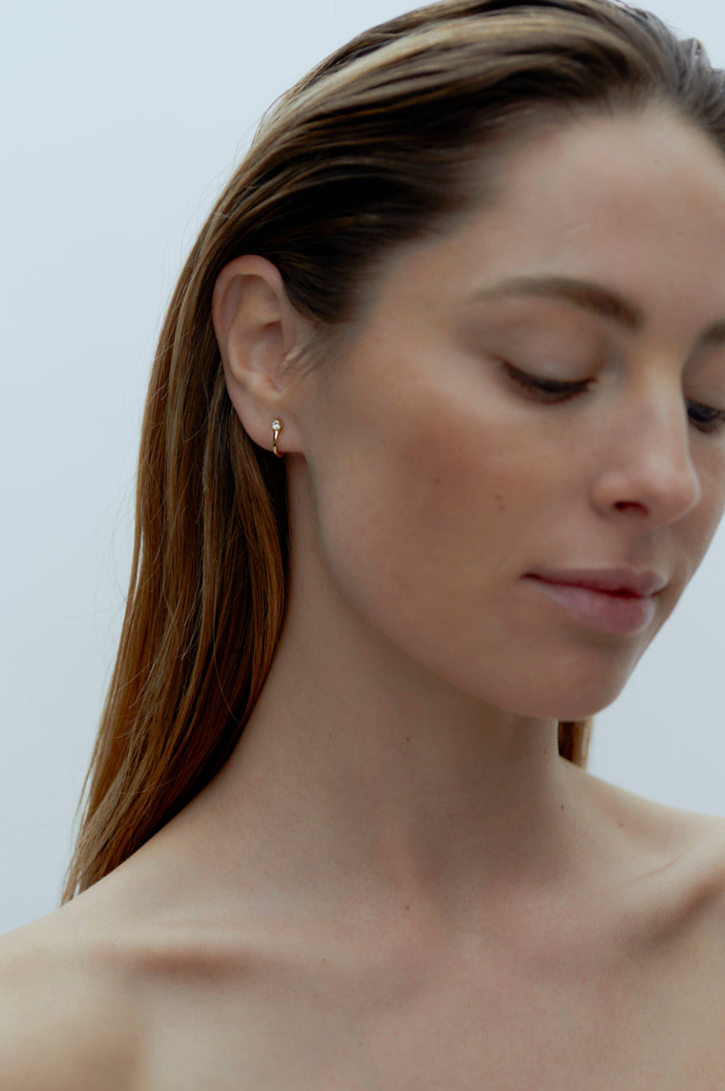 Odette Hoop Gold Earrings