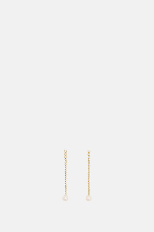 Odile Chandelier Gold Earrings