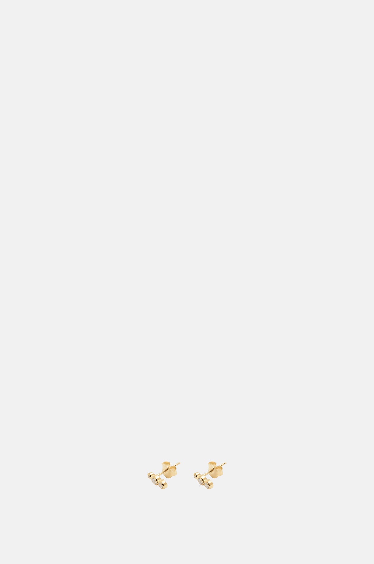 Ragbag Odile Gold Stud Earrings.