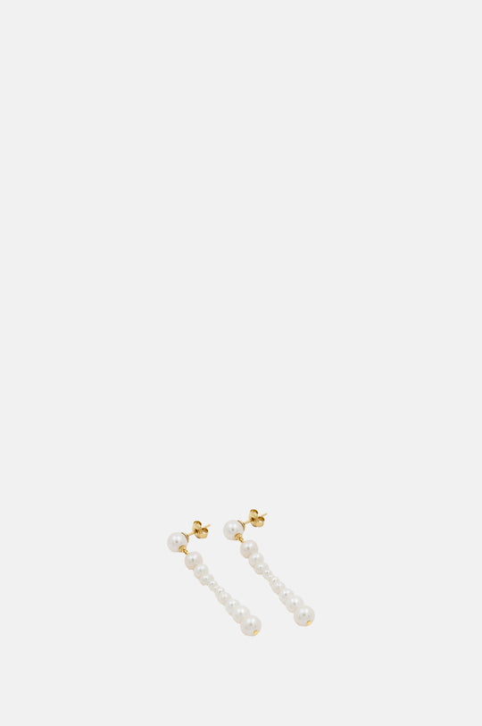 Olga Long Gold Earrings