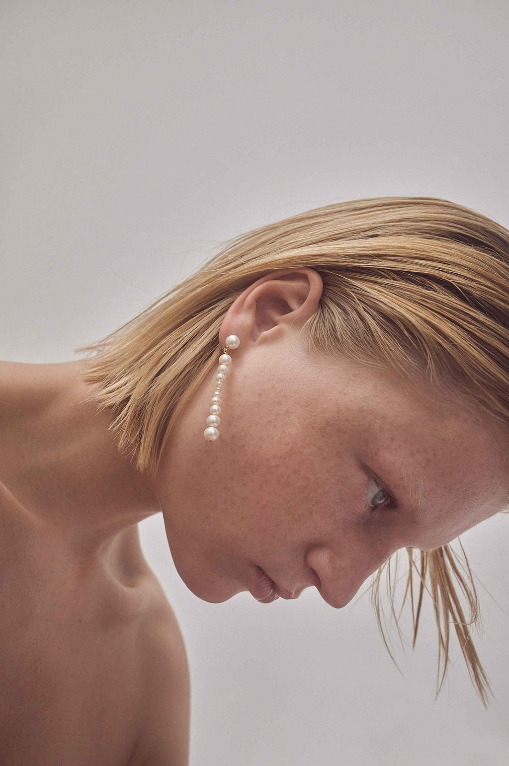 Olga Long Gold Earrings