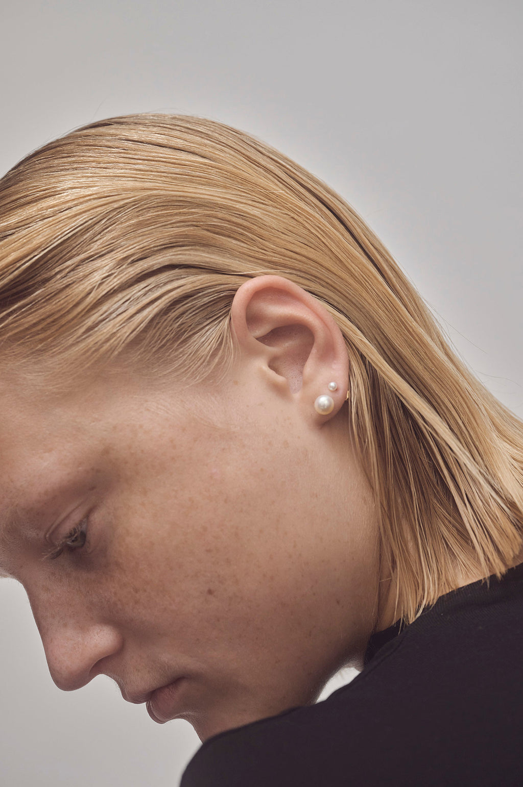 Olga Mini Gold Stud Earrings