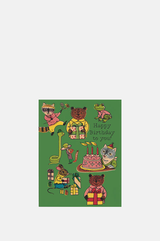 Critter Wishes Greeting Card