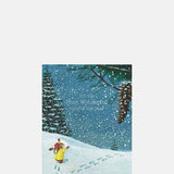 Red Cap Cards Winter Wonderland Greeting Card.