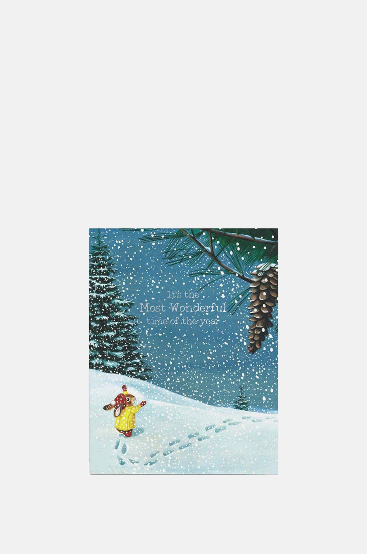 Red Cap Cards Winter Wonderland Greeting Card.