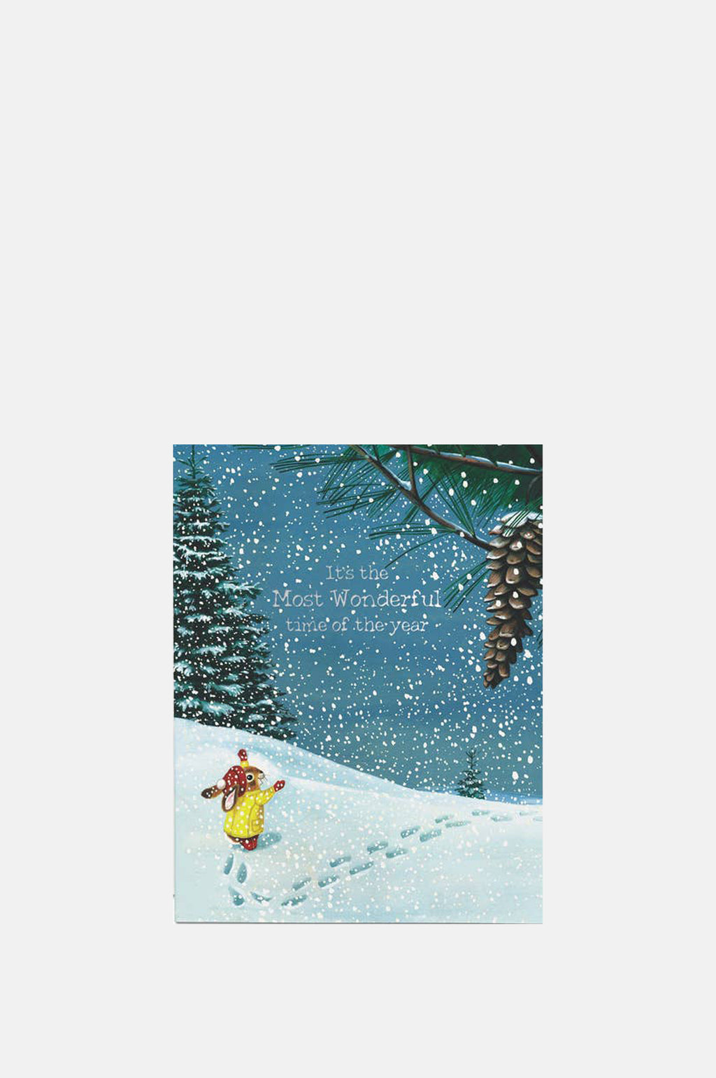 Red Cap Cards Winter Wonderland Greeting Card.