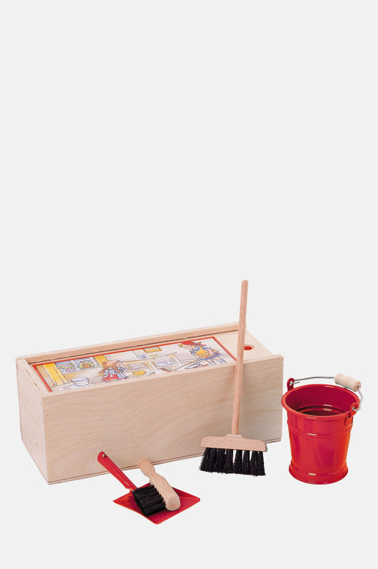 Doll Broom Set Red
