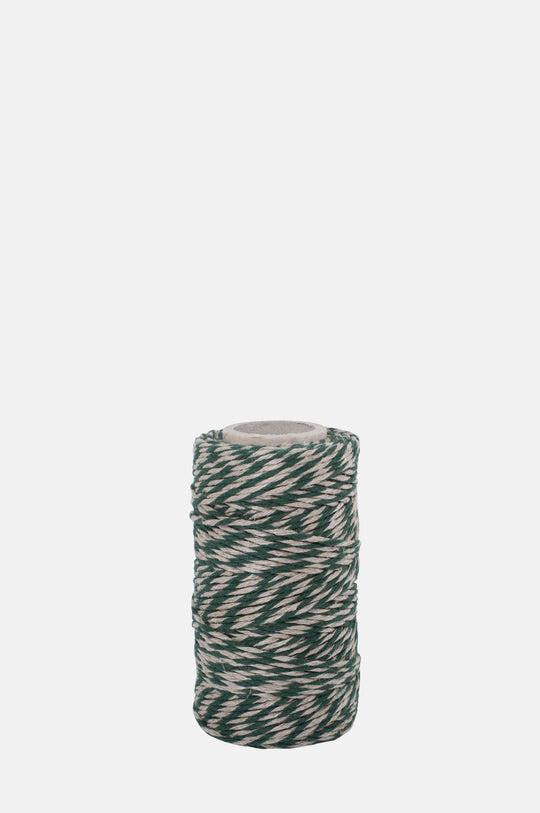 Flax Yarn Green/Natural 55m