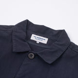 William Washed Herringbone Chore Jacket Navy