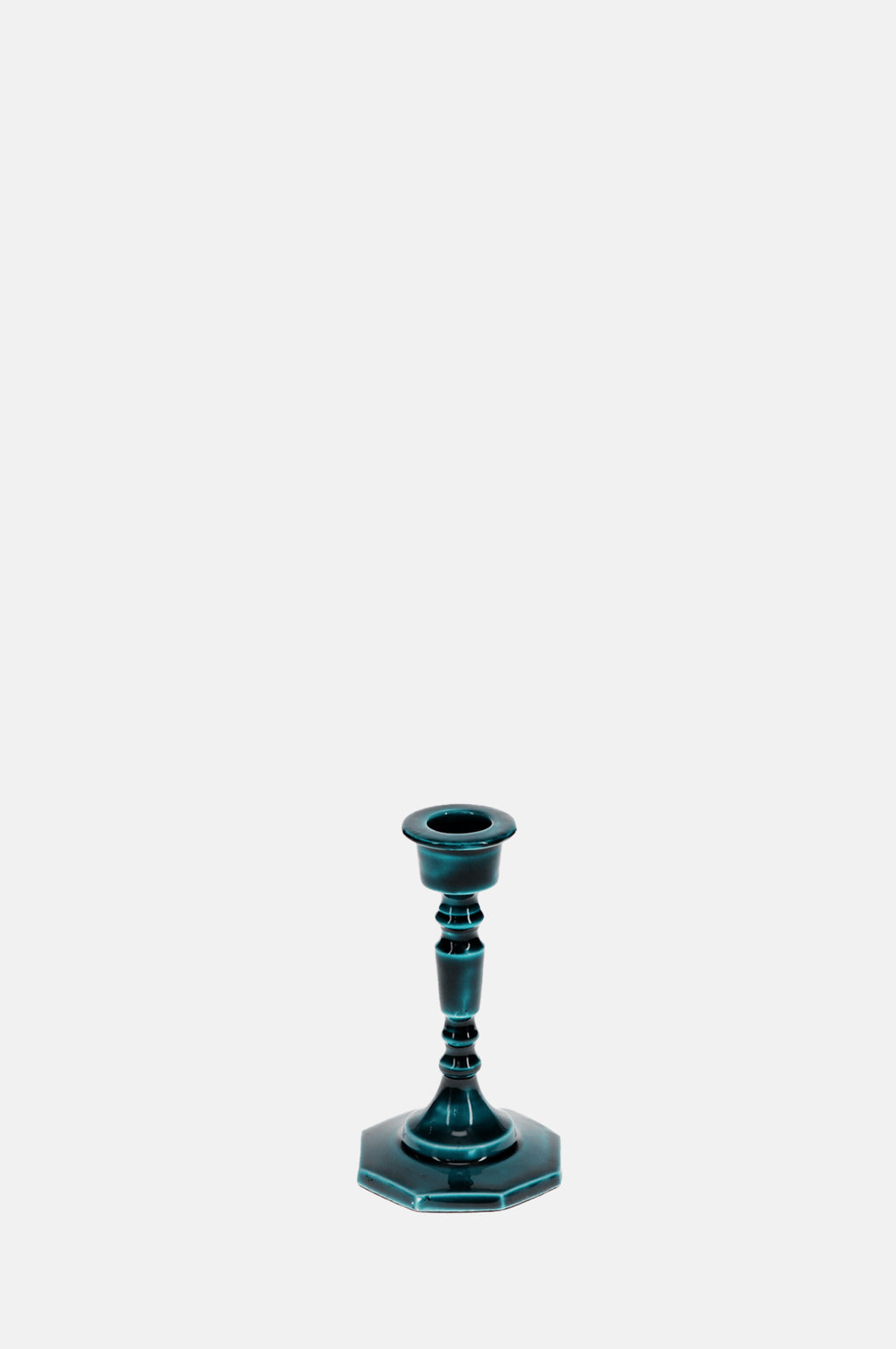 Rex London Enamel Candlestick 13cm Blue.
