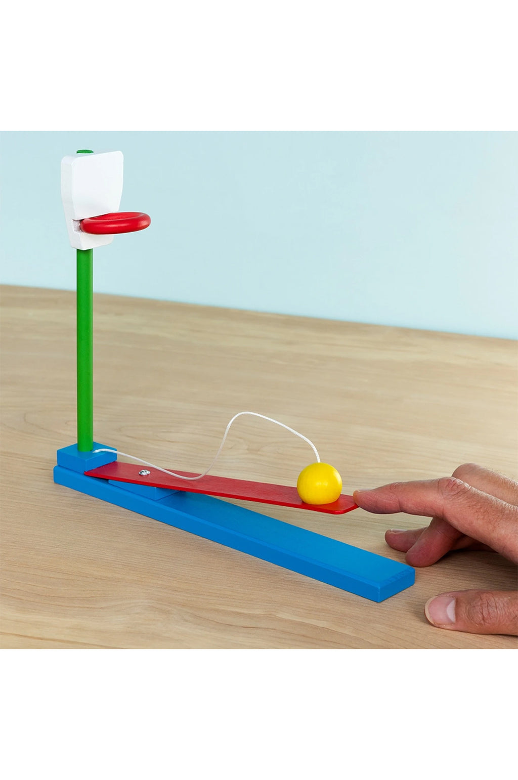 Wooden Tabletop Basketball Game