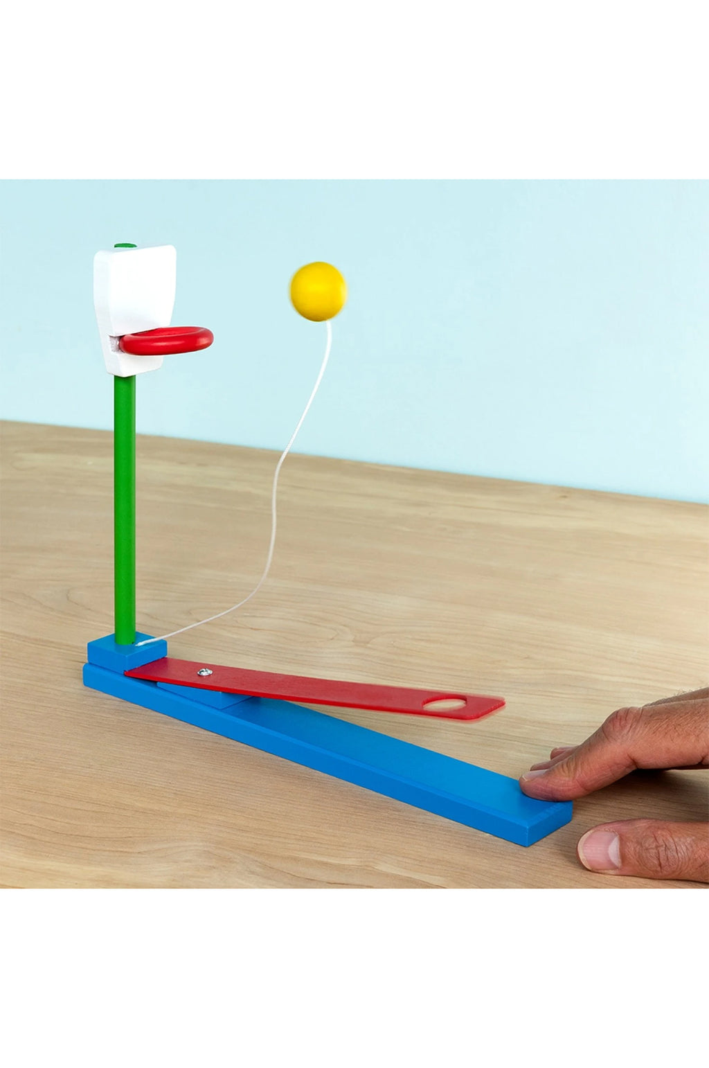 Wooden Tabletop Basketball Game