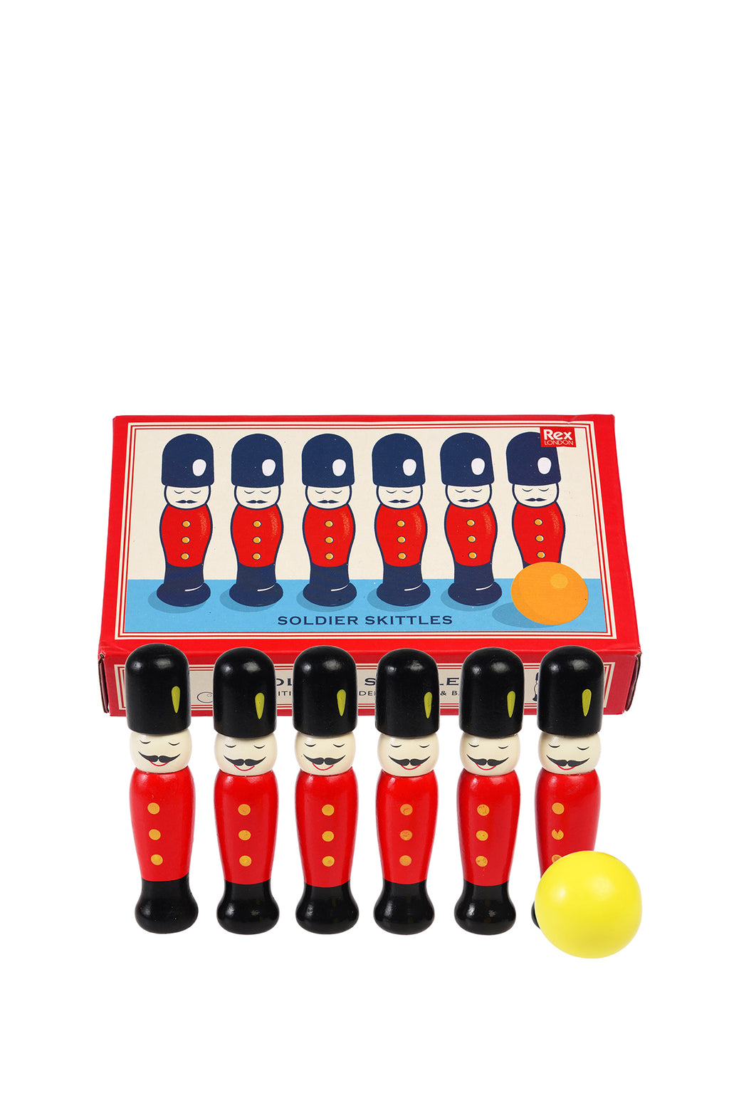 Soldier Skittles Wooden Toy