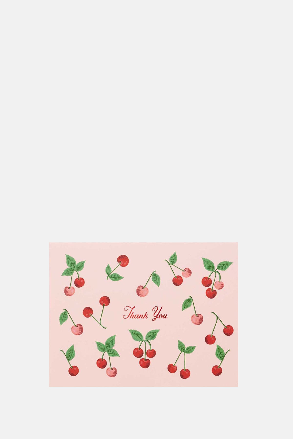 Rifle Paper Co Cherries Thank you Card.