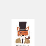 Rifle Paper Co You're a Fox Card.