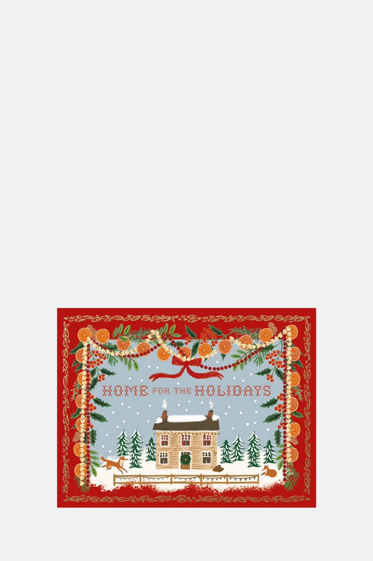 Rifle Paper Co Home for the Holidays Card.